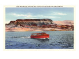 Boat on Boulder Dam  Arizona