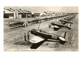 Randolph Field  Texas  with Fighter Planes