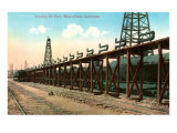Loading Oil Cars  Bakersfield  California