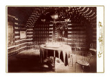 Room Made of Wine Bottles with Table