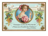 Champagne was the only wine  Motto
