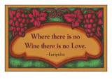 Where there is no Wine  Motto  Art Deco