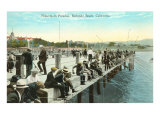 Fisherman's Paradise  Pier at Redondo Beach  California