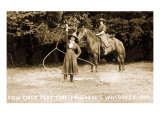 Cowgirls Roping