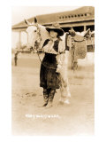 Cowgirl with Horse