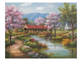 Covered Bridge in Spring