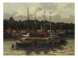 Boats at Night
