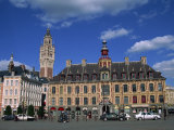 Vielle Bourse on the Grand Place in the City of Lille in Nord Pas De Calais  France  Europe