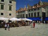 Luza Square  Dubrovnik Old City  Dalmatia  Croatia
