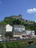 Town and Castle  Lourdes  Midi Pyrenees  France  Europe