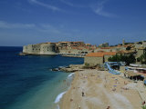 Beach  Dubrovnik  Dalmatia  Croatia  Europe