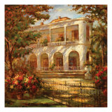 Portico at Sunset