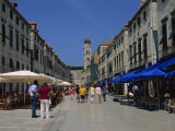 Stradun  Dubrovnik Old City  Dalmatia  Croatia  Europe