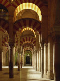Interior of the Mezquita or Mosque at Cordoba  Cordoba  Andalucia)  Spain