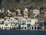 Buildings on the Waterfront at Kastellorizon on Megisti  Dodecanese  Greek Islands  Greece  Europe