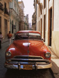 Old Car  Havana  Cuba  West Indies  Central America