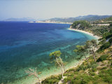 Beach and Coastline Near Kokkari  Samos  Dodecanese Islands  Greek Islands  Greece  Europe