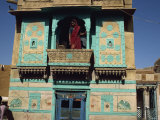 Decorated Mansion Within the Fort  Jaisalmer  Rajasthan State  India