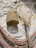 Fishing Nets  Harbour  Cefalu  Sicily  Italy  Europe