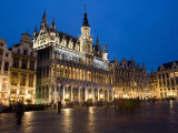 Evening  Musee De La Ville De Bruxelles  Grand Place  Brussels  Belgium  Europe