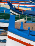 Colourful Traditional Fishing Boats  Aci Trezza  Sicily  Italy  Europe