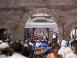 Crowd in the Medina  Essaouira  Morocco  North Africa  Africa