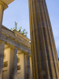 Brandenburg Gate at Dusk  Pariser Platz  Berlin  Germany  Europe