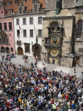 Astronomical Clock  Town Hall  Old Town Square  Old Town  Prague  Czech Republic