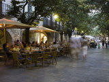 Cafe  Rambla Llibertat  Old Town  Girona  Catalonia  Spain