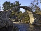 Old Packhorse Bridge  Carrbridge  Highlands  Scotland  United Kingdom  Europe