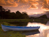 Boat  Upper Lake  Killarney National Park  County Kerry  Munster  Republic of Ireland  Europe