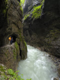 Partnachklamm  Partnach Gorge  Near Garmisch-Partenkirchen  Bavaria  Germany  Europe