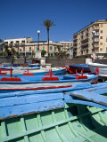 Fishing Boats  Piazzale Batteria Masotto  Messina  Sicily  Italy  Europe