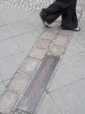 Site of the Berlin Wall  Street  Berlin  Germany  Europe