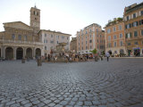 Santa Maria in Trastevere Square Trastevere  Rome  Lazio  Italy  Europe