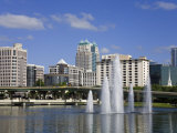 Fountain  Lake Lucerne  Orlando  Florida  United States of America  North America