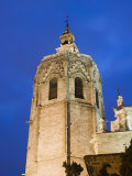 Tower  El Miguelet  Belfry  Cathedral  Evening  Valencia  Mediterranean  Costa Del Azahar  Spain