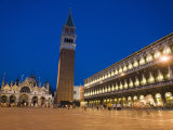 St Mark's Cathedral and Campanile in Early Evening  St Mark's Square  Venice  Veneto  Italy