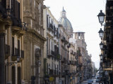 Street Scene  Palermo  Sicily  Italy  Europe