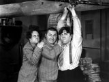 The Three Stooges  A-Plumbing We Will Go  Larry Fine  Curly Howard  Moe Howard  1940
