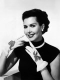 Ann Miller Wearing Republican-Democrat Party Gloves  1952