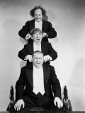 The Three Stooges  Larry Fine  Moe Howard  Curly Howard