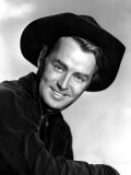 Portrait of Alan Ladd  as Seen in Costume from the Film Whispering Smith  1948