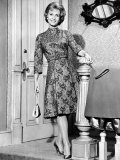 Debbie Reynolds in a Travilla-Designed Dinner Dress  1963
