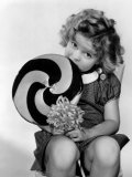 Bright Eyes  Shirley Temple Eating a Big Lollipop  1934