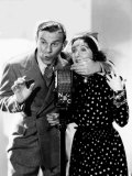 George Burns and Gracie Allen Recording a NBC Radio Show  1937