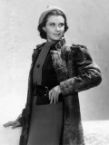 Vivien Leigh in a Gray Lamb Coat  1937