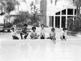 The Jackson Five Poolside at Home in Los Angeles  February 23  1973