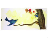 Four Blue Birds