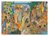 Island Feast  Traditional Hawaiian Celebration